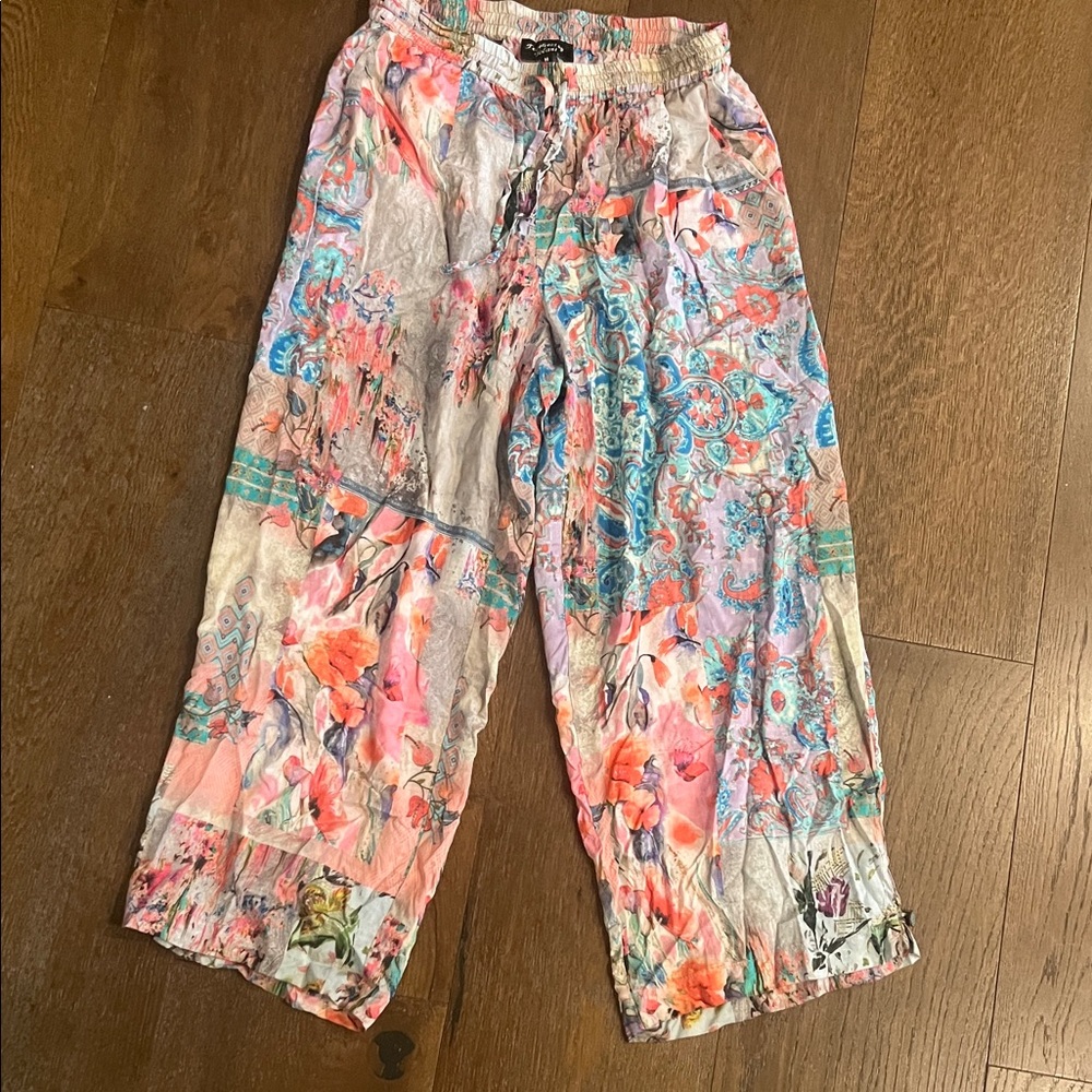 Bohemian Paisley Drawstring Lounge Pants